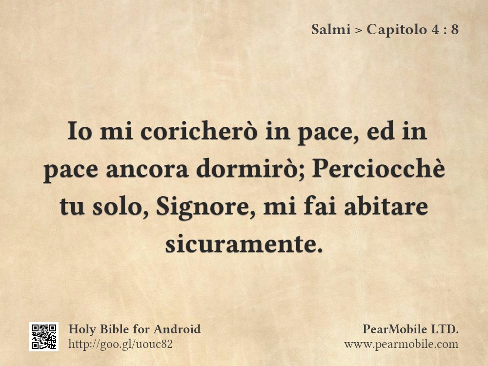 Salmi, Capitolo 4:8
